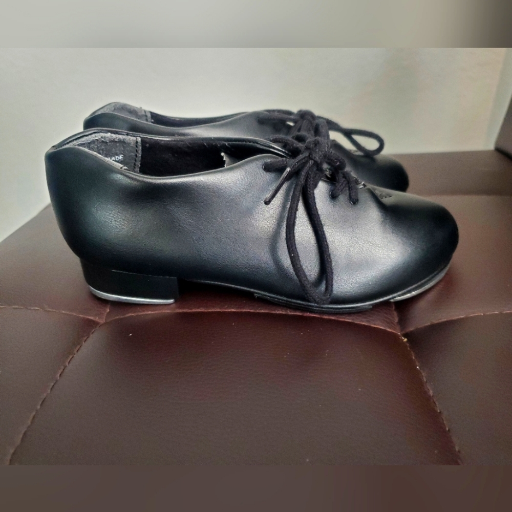 Capezio Child's Tic Tap Shoes Black Size 11 M,  443C